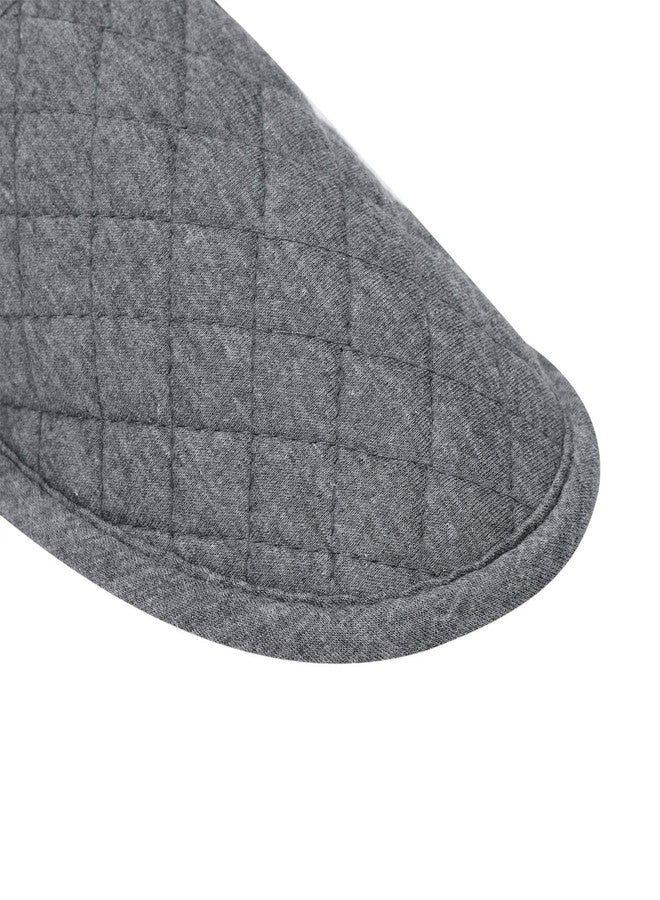 Ibluelover 2 Pairs Portable Travel Spa Slippers Foldable Flat Closed Toe Home Shoes with Non-Slip Sole Spa Hotel Slippers Washable Guest Room Cotton Indoor House Shoes Business Trip Flight Footwear - Image 4